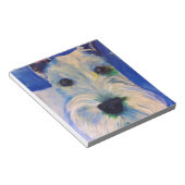 ホワイト・シュナウザーのルール！ ノートパッド (アングル)