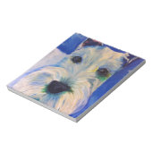 ホワイト・シュナウザーのルール！ ノートパッド (回転)