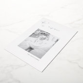 ホワイト&シルバーラジアントレジョイスホリデーフォイルカード 箔シーズンカード (回転した状態)