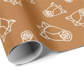 ホワイト スイート ローズ オータムエンゲージメント ギフト シームレス ラッピングペーパー (ロールコーナー)