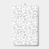 ホワイト スクール アイコンズ ホームスクール 学生 ID バッジ (Back)