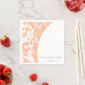 ホワイト スターフィッシュ コーラル ビーチ エレガント ウェディング スタンダードカクテルナプキン (インサイチュ)