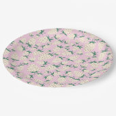 ホワイト スターベリー ピネベリー カスタム ブライダル シャワー ペーパープレート (アングル)