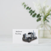 ホワイト・セミビジネス・カード。 名刺 (スタンド正面)