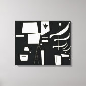 ホワイト – ソフトと懸命 | Kandinsky | キャンバスプリント (正面)