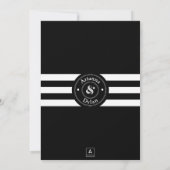 ホワイト・タイ・結婚アフェア 招待状 (裏面)