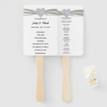 ホワイト ダイヤモンド ハート ウェディング プログラム