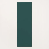 ホワイト&ダークティール（緑がかった色）メンディヘナマンダラ ヨガマット (裏面)