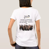 ホワイト ドリームス テイク フライト Tシャツ (裏面)