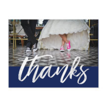 ホワイト・ハンドLettered Thank Youおもしろい写真結婚's