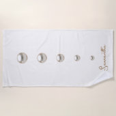 ホワイト・パールから ビーチタオル (正面)