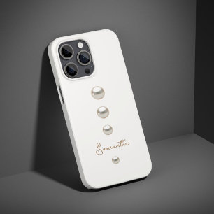 ホワイト・パールから iPhone 15 PRO MAXケース