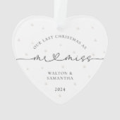 ホワイト・パール氏の最後の恋しく思クリスマス オーナメント (裏面)