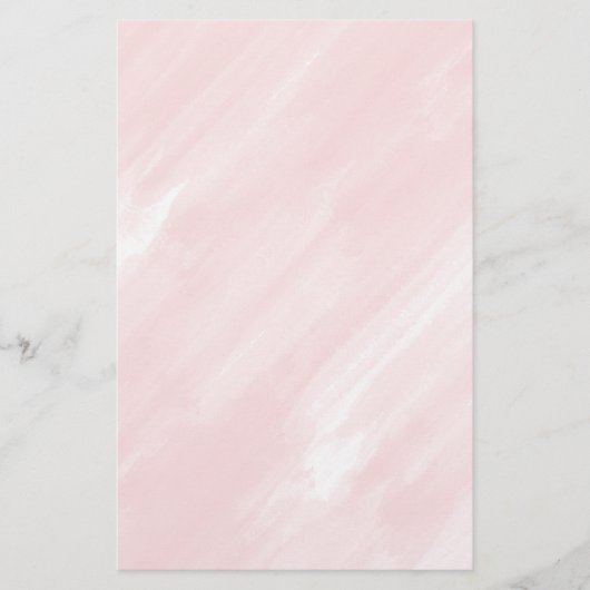 ホワイト&ピンクウォーターカラー水彩ソープラップ紙 (正面)