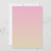 ホワイト フェアリー ライト | オンブレ 卒業式招待状 招待状 (裏面)