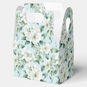 ホワイト フラワーパーティー トリート ボックス (オープン)