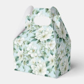 ホワイト フラワー パーティー トリート ボックス (裏面サイド)