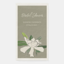 ホワイト フローラル ガーデニア シンプル ガーデン ブライズ シャワー