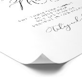 ホワイト フローラル グリーンネリー 追悼 ウェディング サイン (角)