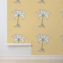 ホワイト フローラル ベージュ