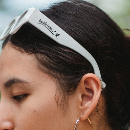 ホワイト&ブラックハート結婚ズの花嫁 サングラス