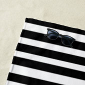 ホワイト&ブラックビーチタオル ビーチタオル (インサイチュ)