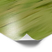 ホワイト&ブラック美しいホースギャロピンイン自然 フォトプリント (角)