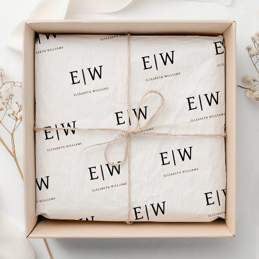 ホワイト・ブラック・ブランドのビジネス企業パッケージ 薄葉紙