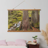 ホワイト・ブランチ秋、オレゴン・カスケード、オレゴン 吊り下げ型タペストリー (寝室)