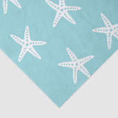 ホワイト ブルー スターフィッシュ デコパージュ クラフト 薄葉紙 (詳細)