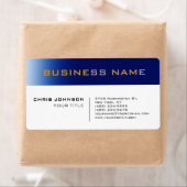 ホワイト ブルー 現代 プロフェッショナル ラベル (インサイチュ)