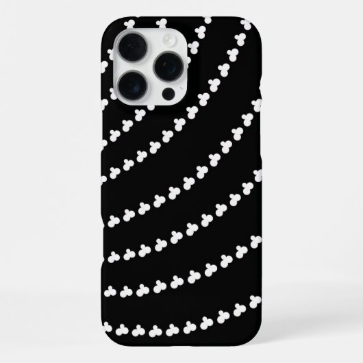 ホワイト・ボルテックス iPhoneケース (裏面)