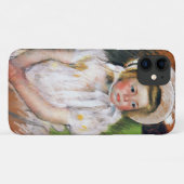 ホワイト・ボンネットの女の子，メアリー・カッサット Case-Mate iPhoneケース (裏面(横))