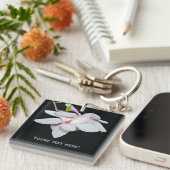 ホワイト·マグノリア キーホルダー (正面右)