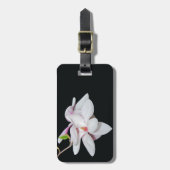 ホワイト·マグノリア ラゲッジタグ (正面縦)