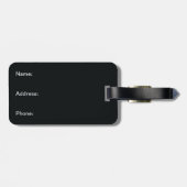 ホワイト·マグノリア ラゲッジタグ (裏面横)