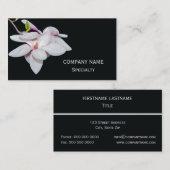 ホワイト·マグノリア 名刺 (正面/裏面)