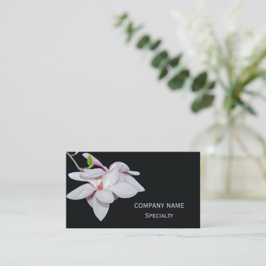 ホワイト·マグノリア 名刺 (スタンド正面)