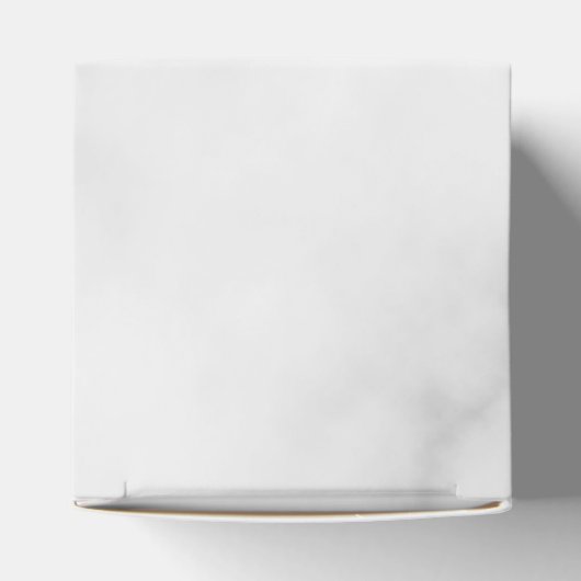 ホワイト マーブル イニシャルと名前のオーダーメイド フェイバーボックス (上部)