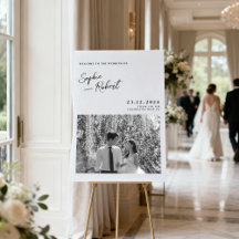 ホワイト ミニマリスト 結婚式 ウェルカム