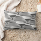ホワイト、ライトグレー、ダークグレー、ブラック枕 ランバークッション (ブランケット)