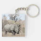 ホワイト·ライノ キーホルダー (裏面)