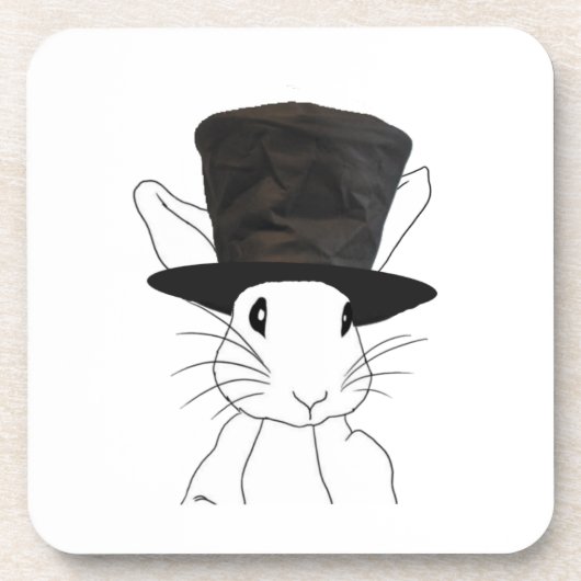 ホワイト・ラビット コースター (正面)