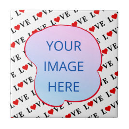 ホワイト・ラブ・ミニマリスト タイル