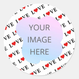 ホワイト・ラブ・ミニマリスト ラウンドシール