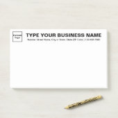 ホワイト・ラージの見出しのビジネスブランド ポストイット (デスク)