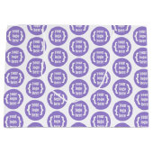 ホワイト、ロゴ付きプロモーション抱き枕 ラージペーパーバッグ (正面)