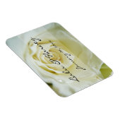 ホワイト・ローズ・パー結婚ソナル マグネット (右側)