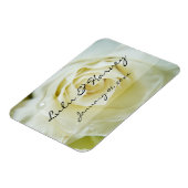 ホワイト・ローズ・パー結婚ソナル マグネット (左側)