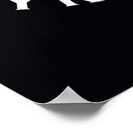 ホワイト・ワイムロゴ ポスター (角)